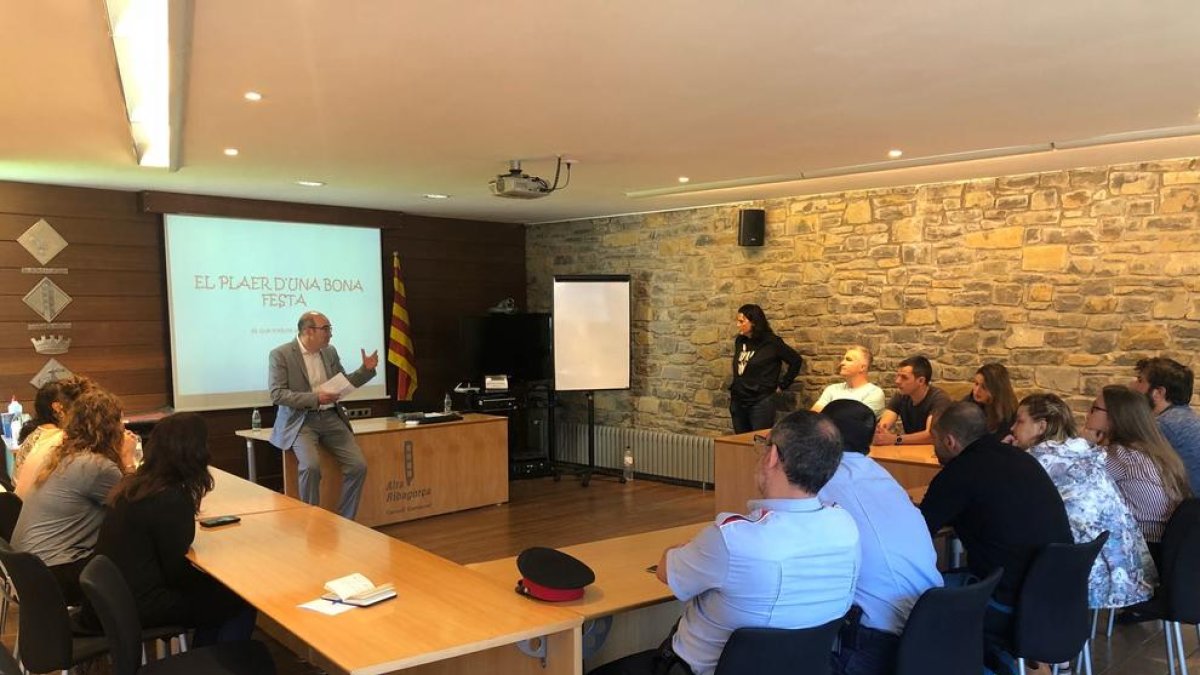 La presentación de la campaña del consell comarcal. 