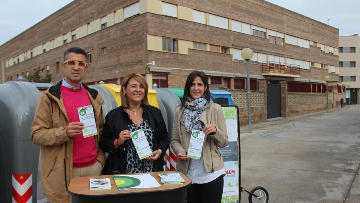 La presentació de la campanya per potenciar la recollida.