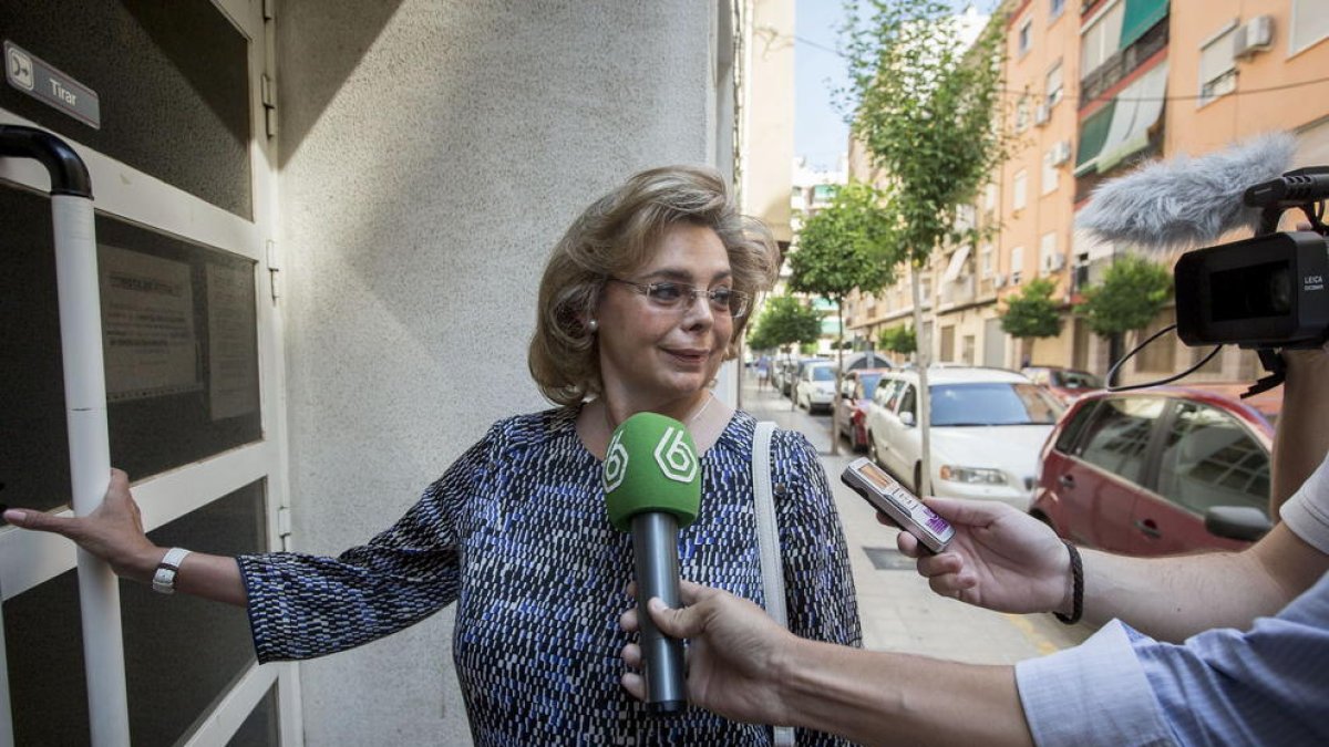 La exconcejal del PP en el ayuntamiento de Valencia, María José Alcón, fallecida ayer.