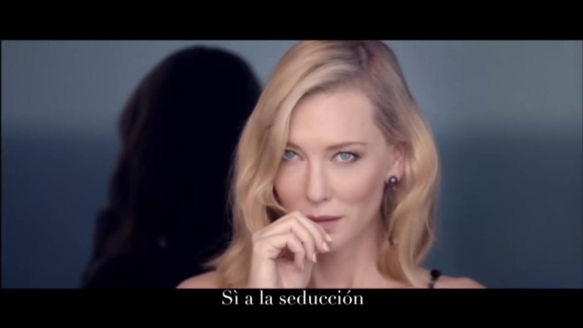 Cate Blanchett en el anuncio.