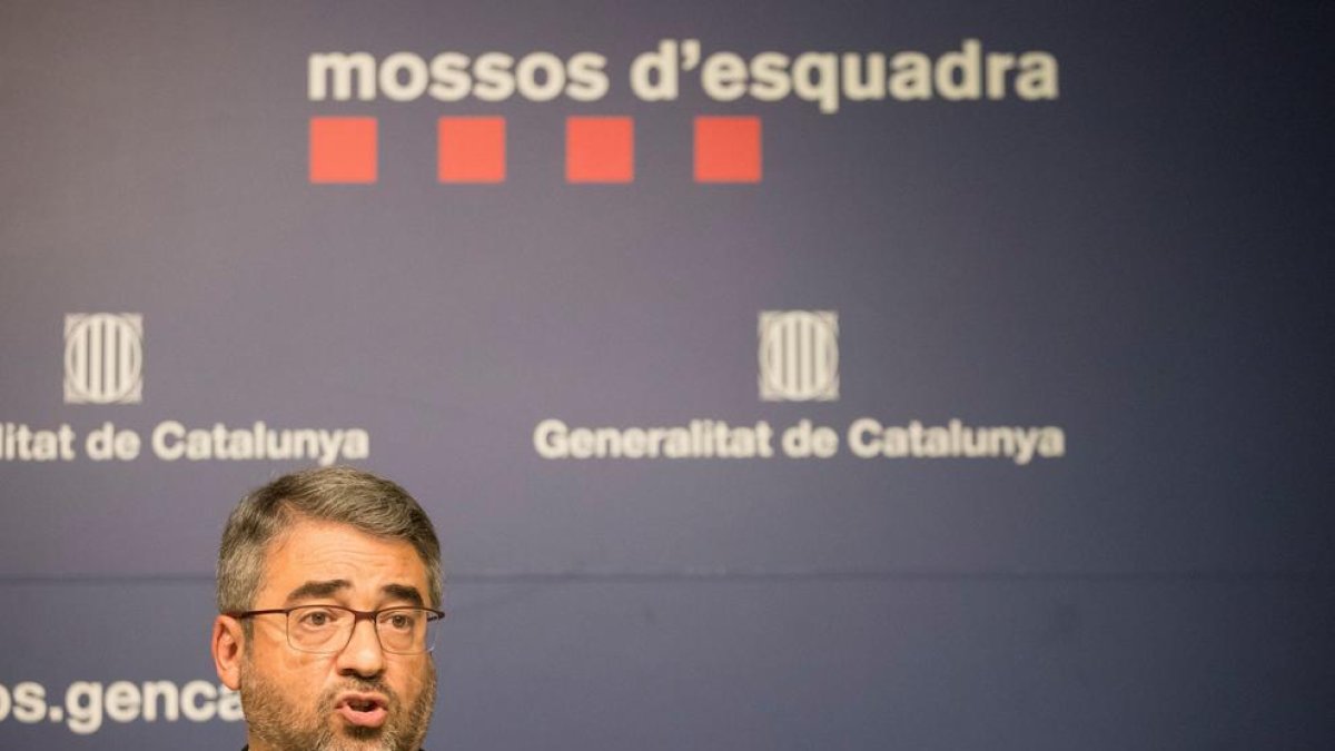 El director de los Mossos d'Esquadra, Andreu Joan Martínez.