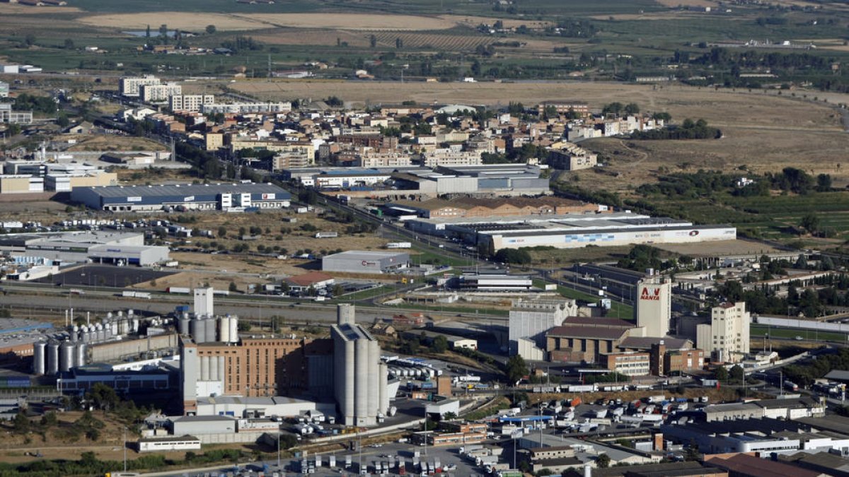 Imagen del polígono industrial El Segre de la capital del Segrià.