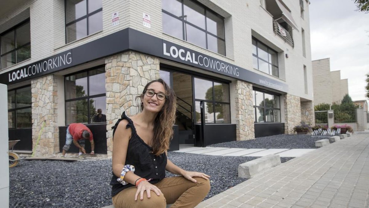 Sònia Esteve, la promotora del local de ‘coworking’.