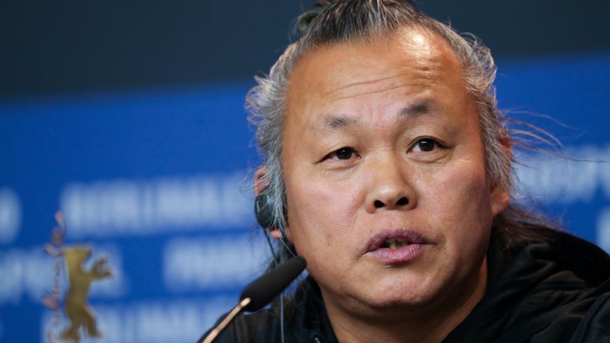 El director Kim Ki-duk, ahir, durant la roda de premsa a Berlín.