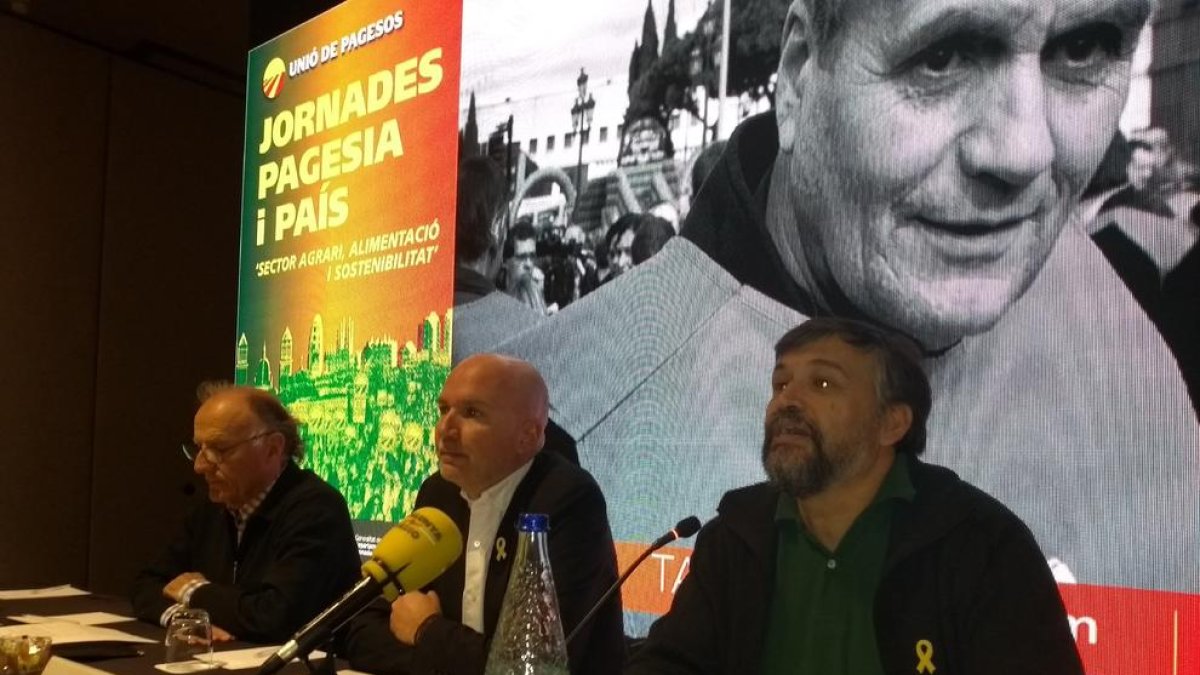 Jornada celebrada por Unió de Pagesos en Barcelona.