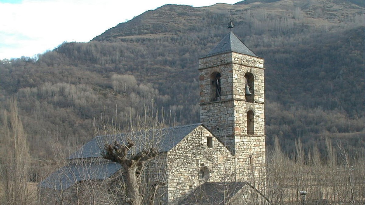 Imatge d’arxiu de l’església de Sant Feliu de Barruera.