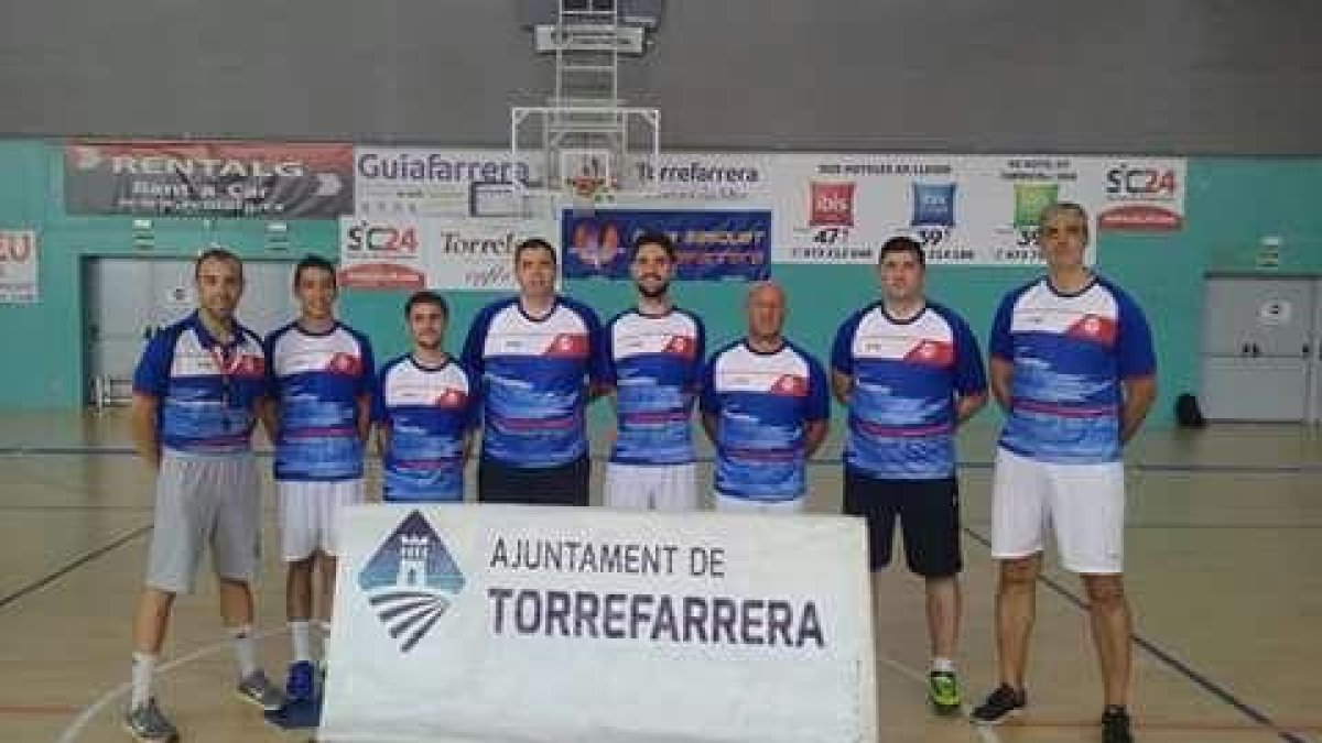 Staff técnico del campus del año pasado en Torrefarrera.
