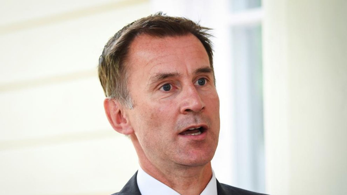 El ministro inglés, Jeremy Hunt.