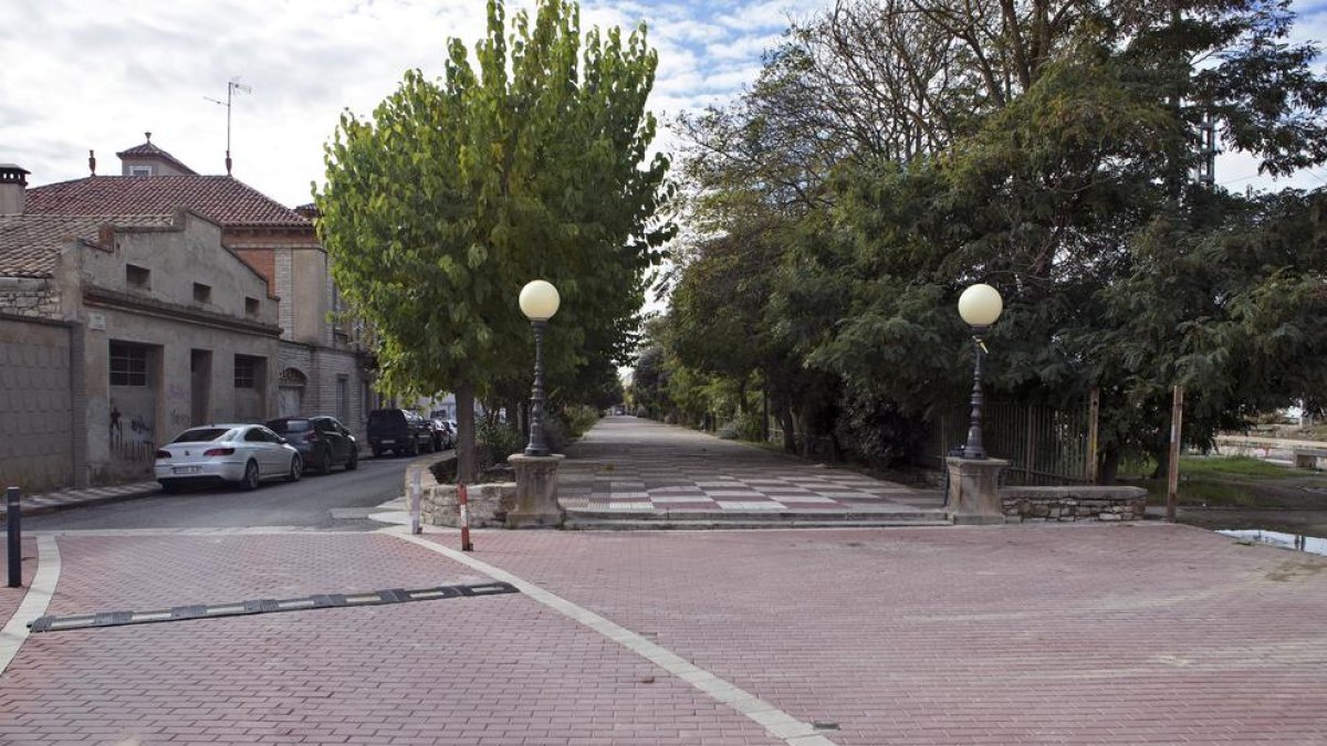 El Passeig de l’Estació donde irá el nuevo parking gratuito.