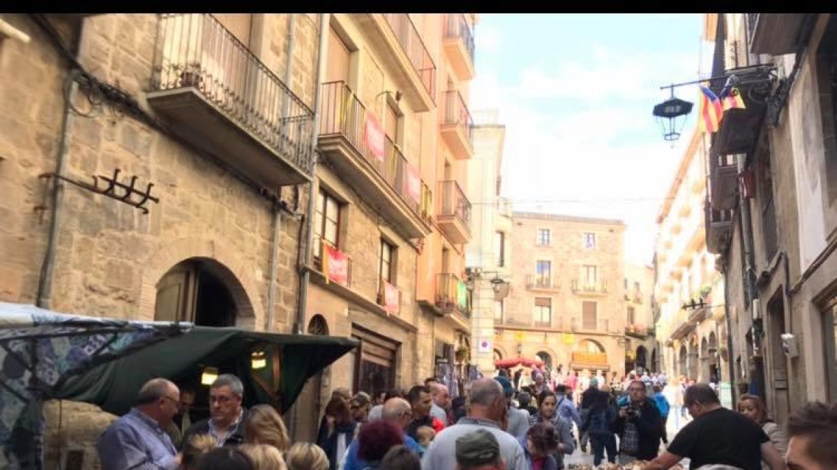 Massiva afluència de públic a la Fira del Bolet i el Boletaire de Solsona