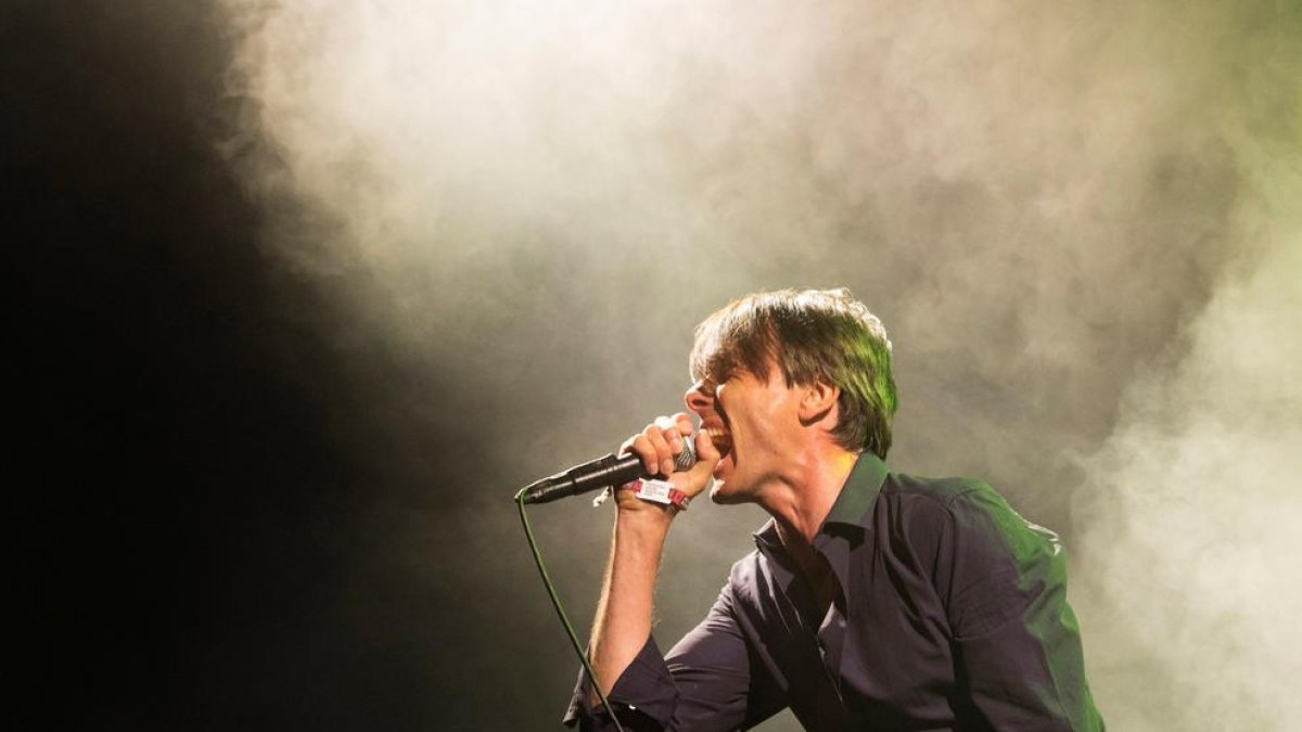 Brett Anderson, el cantante de Suede, en el Primavera Sound.