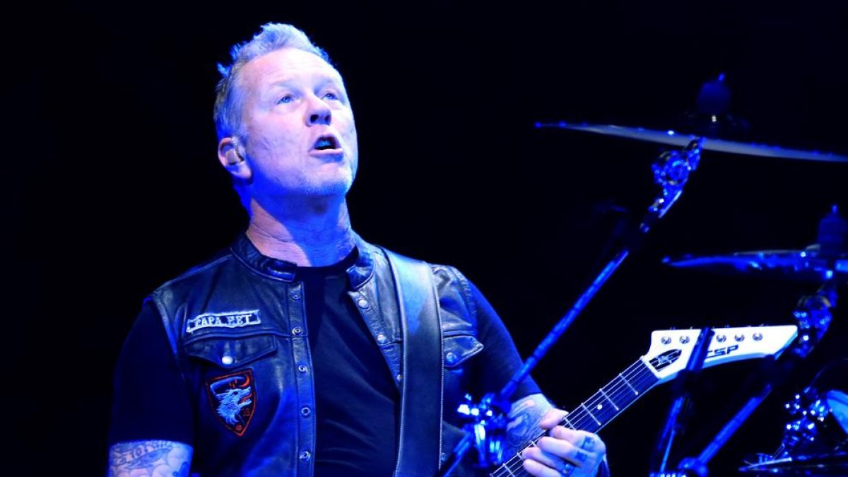 El guitarrista y cantante de Metallica, James Hetfield.