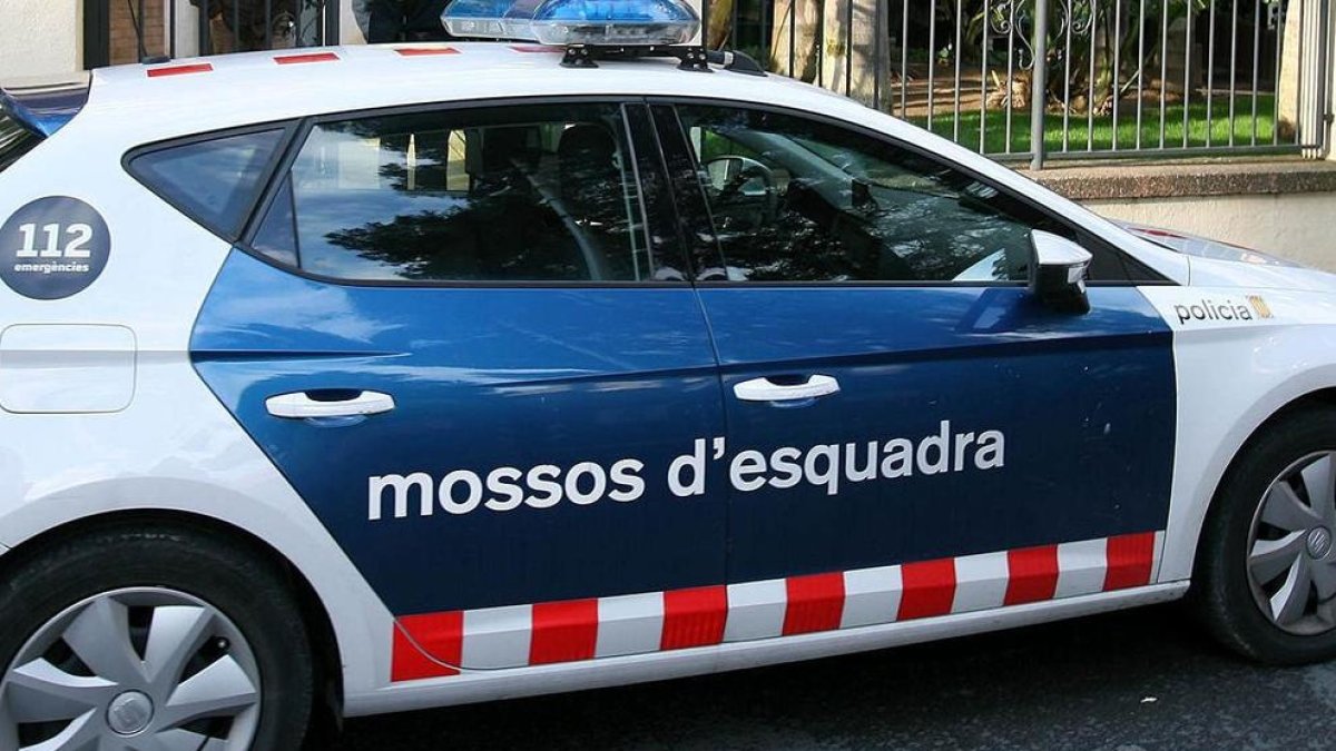 Un vehicle dels Mossos d'Esquadra