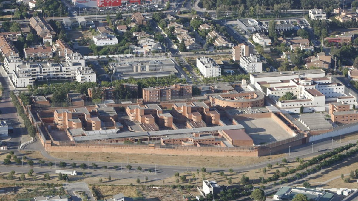 Vista aèria de la presó de Lleida, on la dona va estar internada 391 dies.