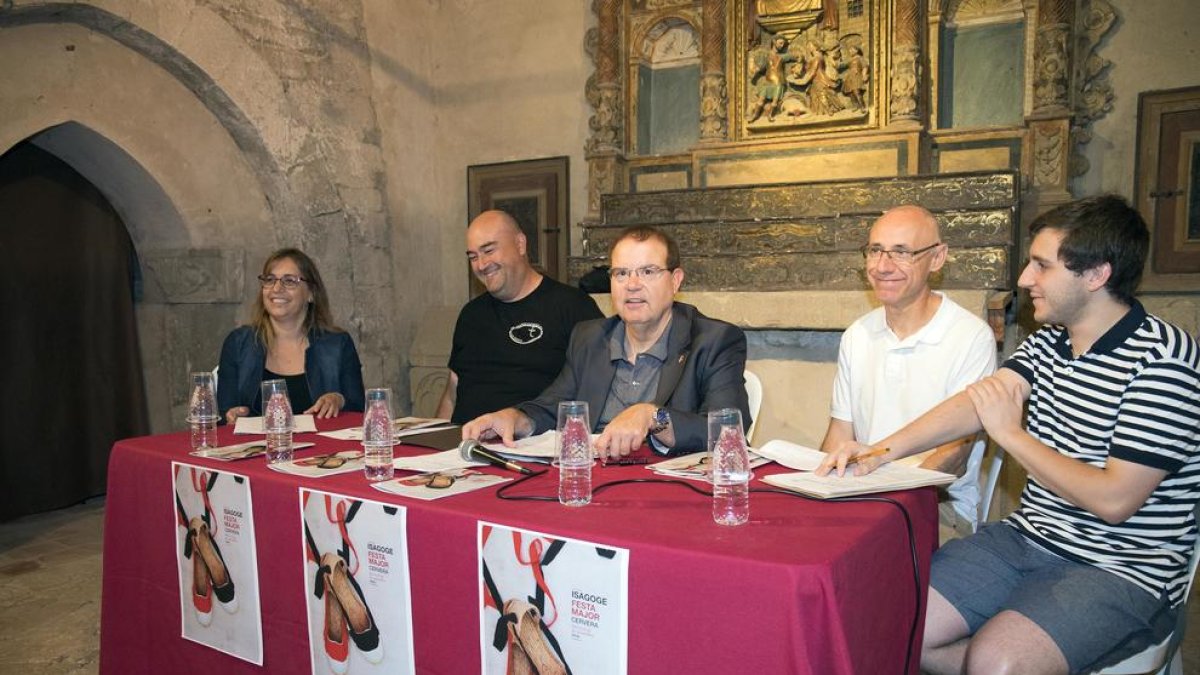 Presentación de la semana Isagoge ayer en Cervera. 