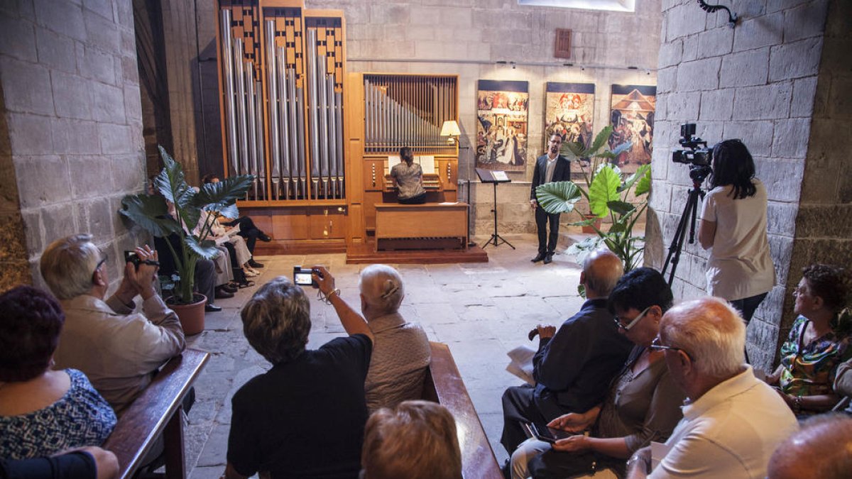 Un concert d’orgue d’aquest cicle musical a Verdú.