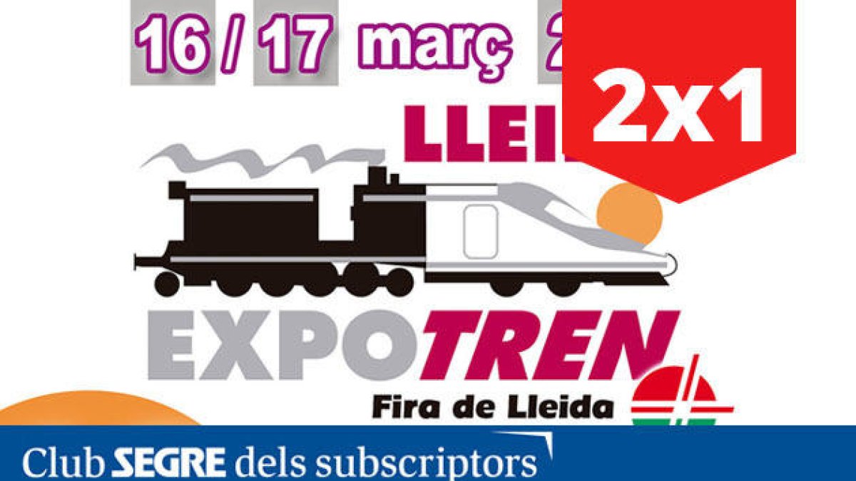 El cartell de la desena edició de la fira Expo Tren, a Fira de Lleida.