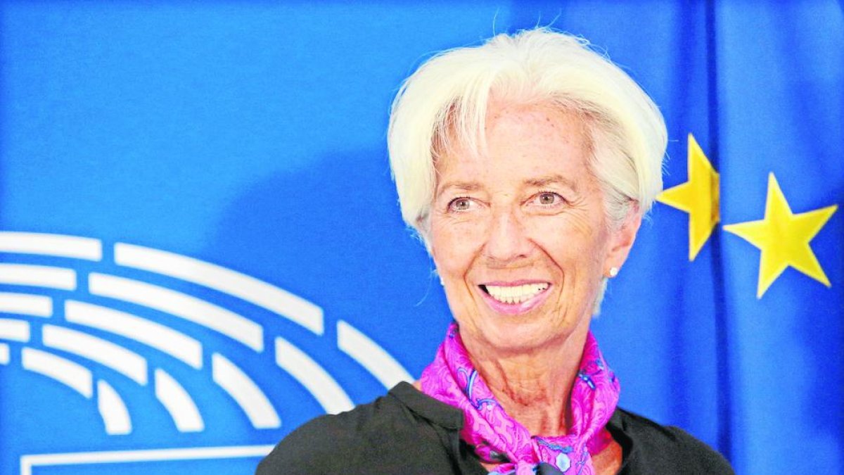 La candidata a la presidència del Banc Central Europeu, Christine Lagarde, ahir a Brussel·les.