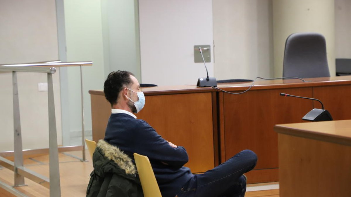 José Antonio Ortiz Cambray, ahir durant el judici celebrat a l’Audiència de Lleida.