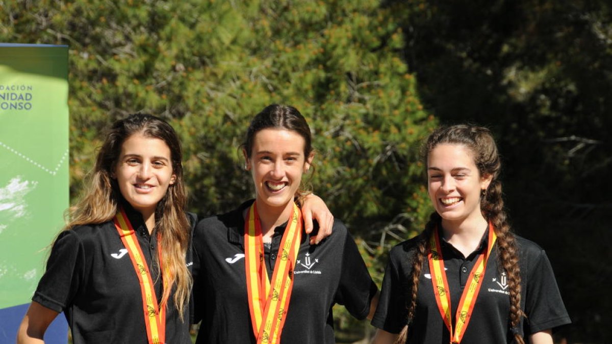 El equipo de cross de la UdL fue bronce en el Estatal.