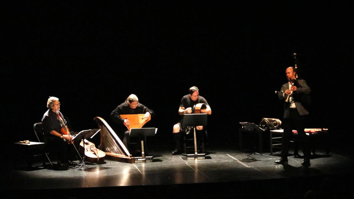 La gaita va ser un dels instruments protagonistes del concert.