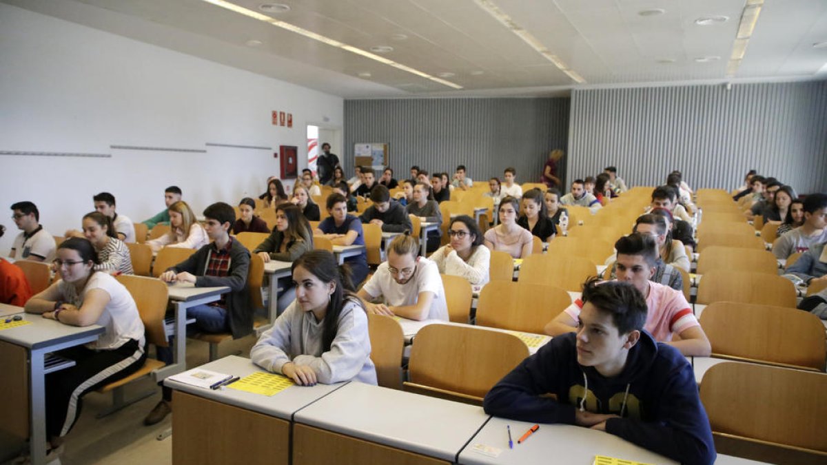 Alumnos que se enfrentaron a la selectividad el pasado junio.