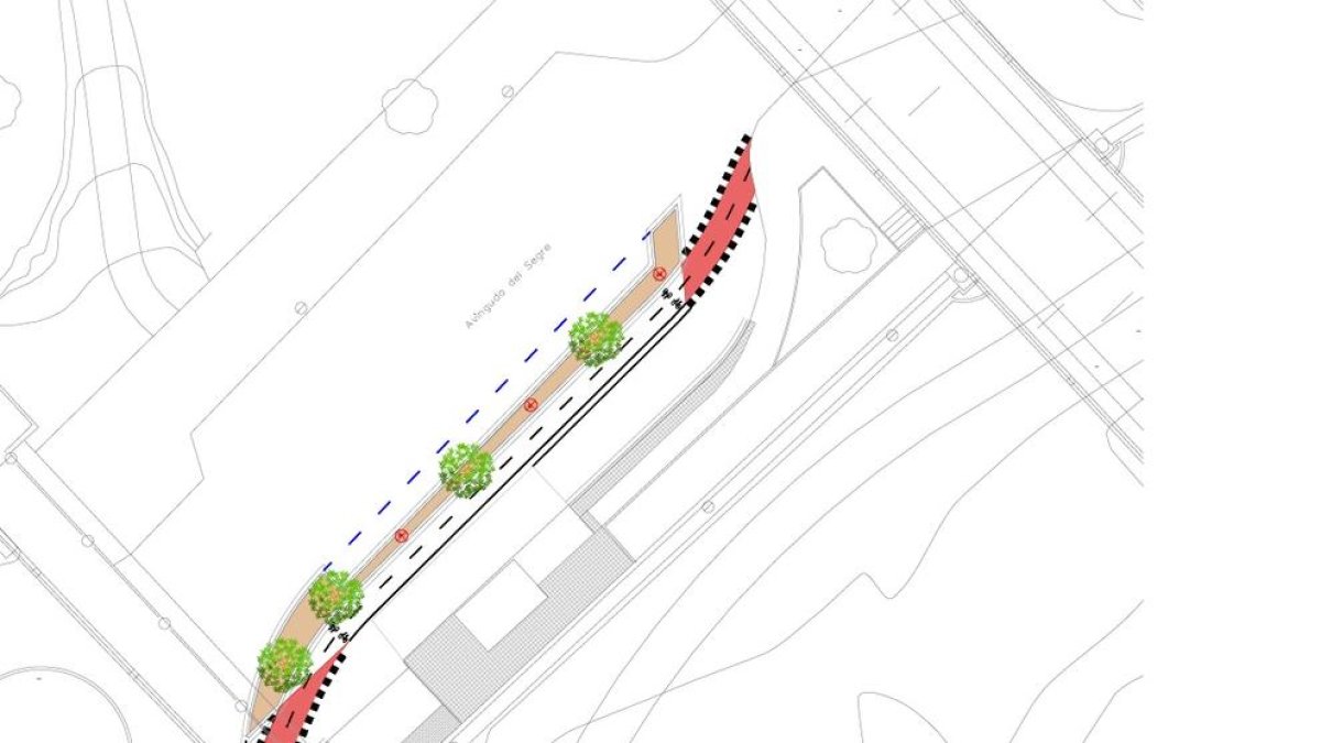 La Paeria millora la mobilitat l'entorn de la bàscula municipal de l'Avinguda del Segre