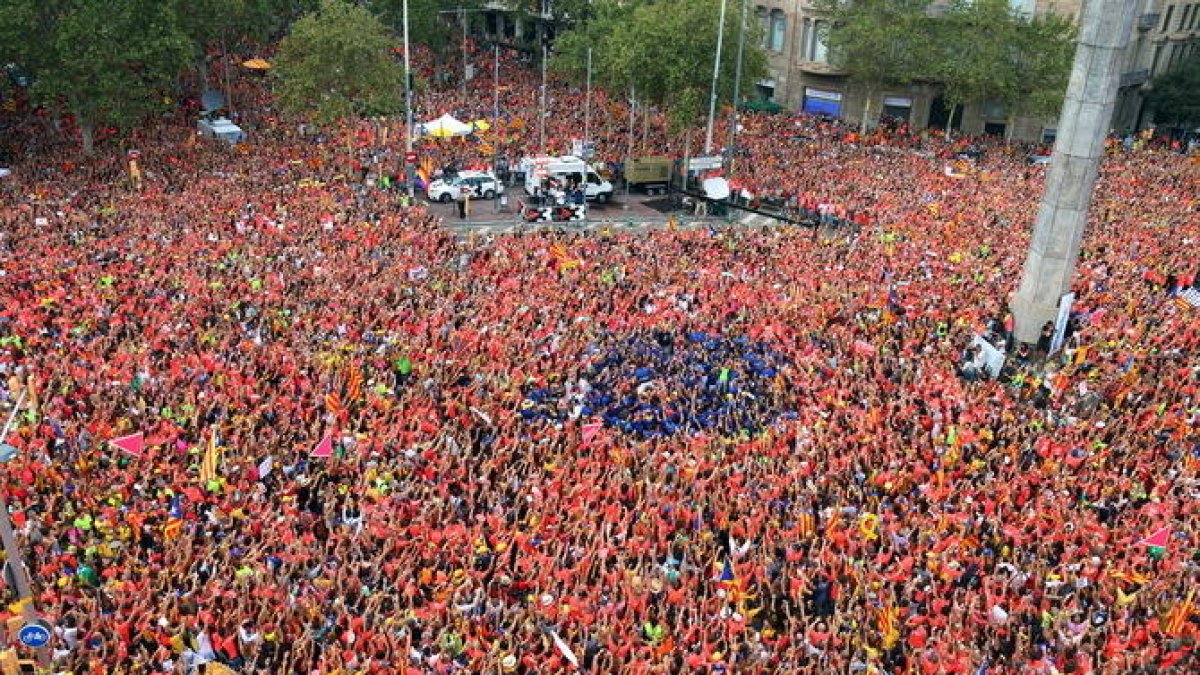 La manifestación de la tarde en Barcelona se podrá ver en ambas cadenas.