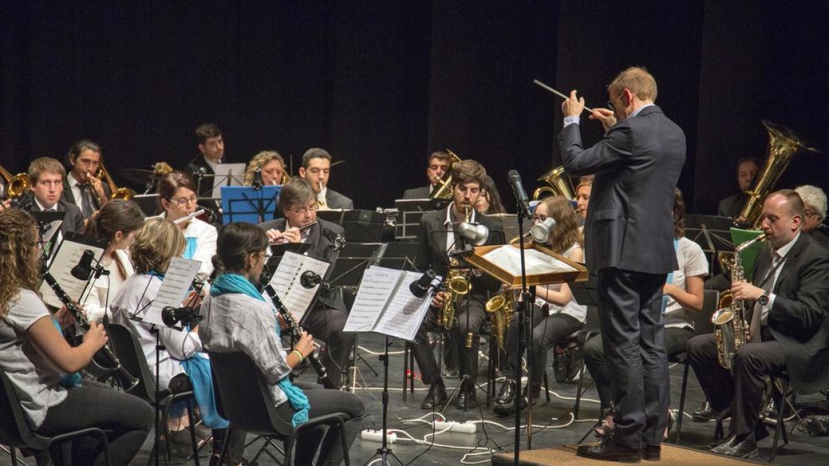 La Banda de Lleida va posar fi al festival amb un concert amb bandes sonores de pel·lícules.