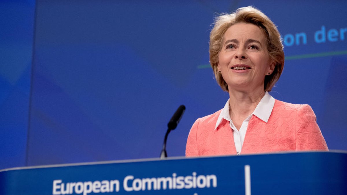 La presidenta de la Comisión Europea, Ursula Von der Leyen.