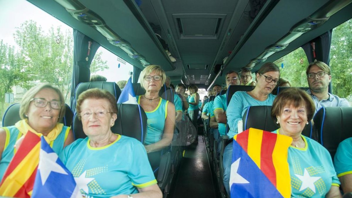 Un autocar desde Tàrrega.