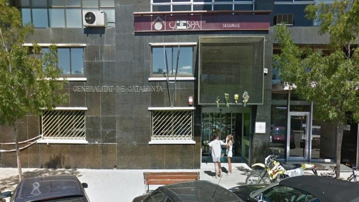 Vista de la sede de Asuntos Sociales y Familias en Lleida. 