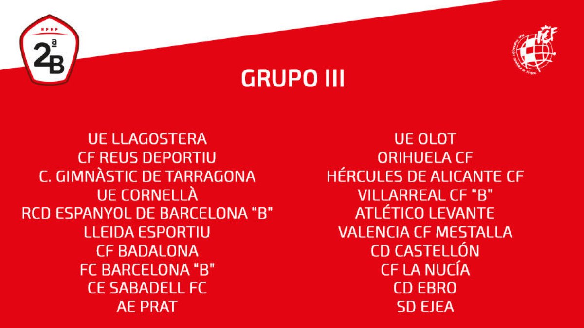 El Lleida se queda en el grupo 3 de Segunda B