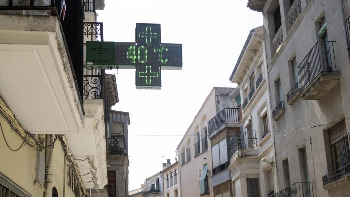 Guissona superó los 40 grados por segunda vez en este siglo.