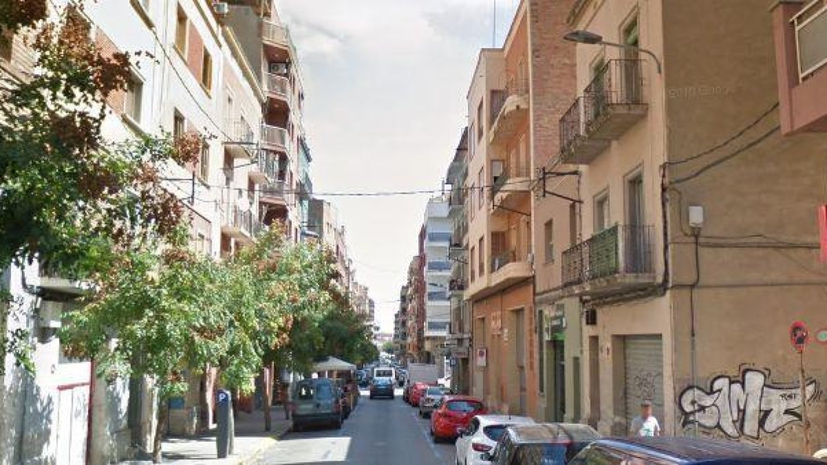 La calle Alfred Perenya de Lleida.