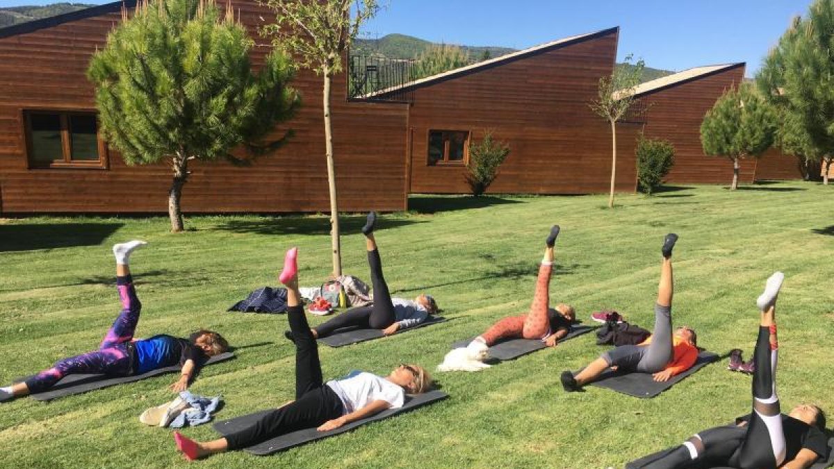 Una de les activitats que es duen a terme al càmping d’Àger.