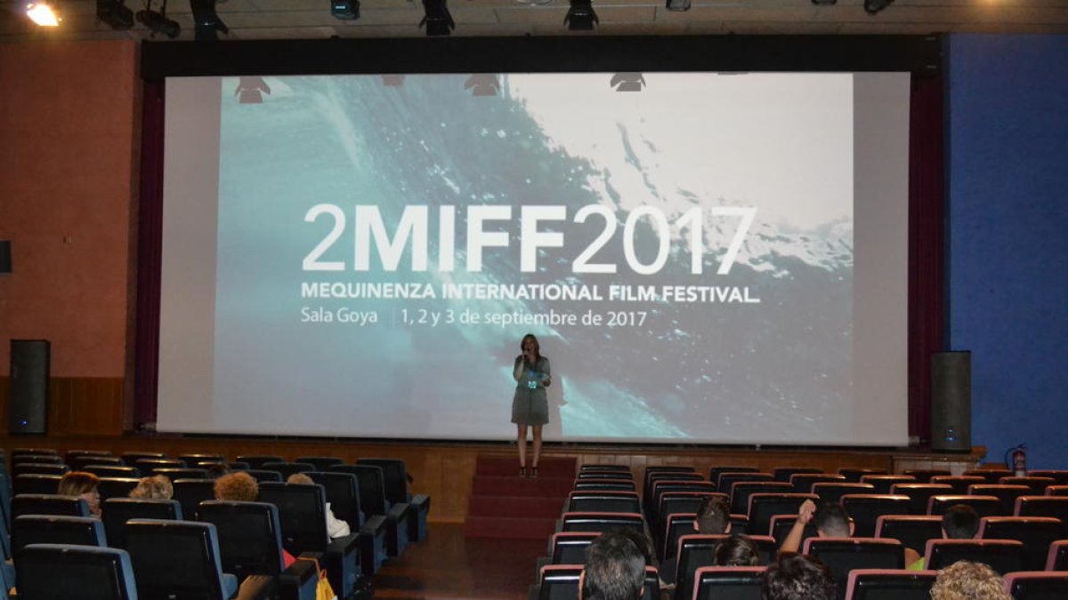 L’edició passada del festival de cine de Mequinensa.