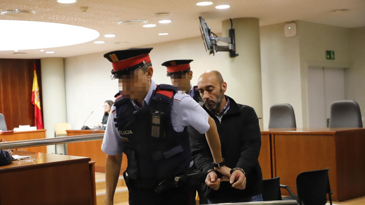 Jordi Lanuza, durante el juicio en la Audiencia por este asesinato.