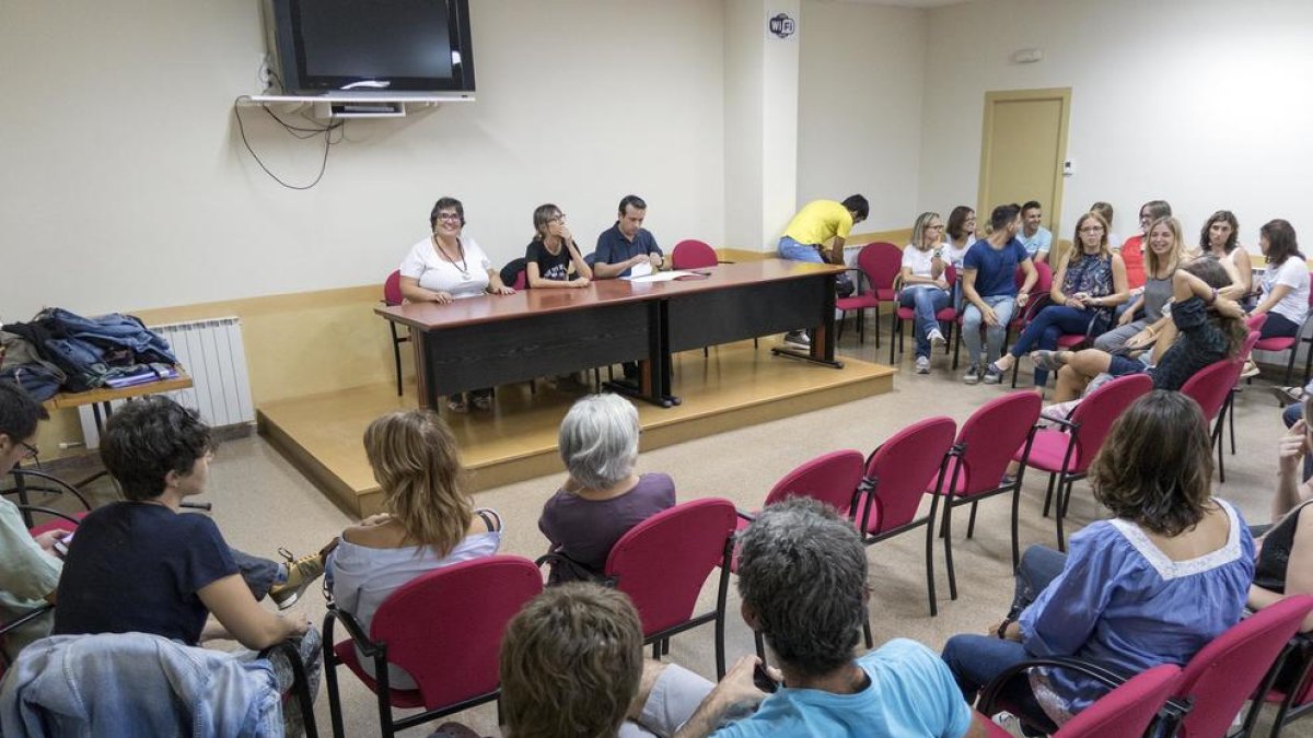 La reunió de dimarts passat al local social de Sant Ramon.