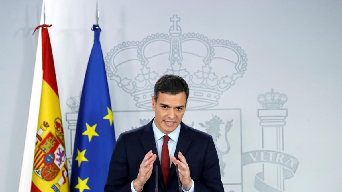 Sánchez va anunciar en conferència de premsa haver arribat a un acord sobre Gibraltar.