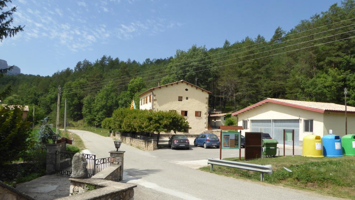 Las dependencias del ayuntamiento de Guixers.