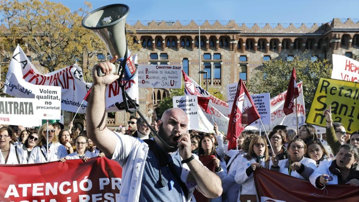 Un moment de la protesta.