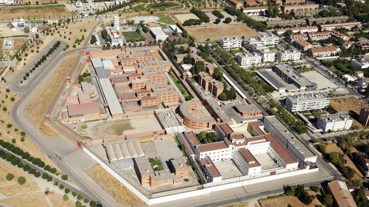 Vista aèria de les instal·lacions del Centre Penitenciari Ponent.