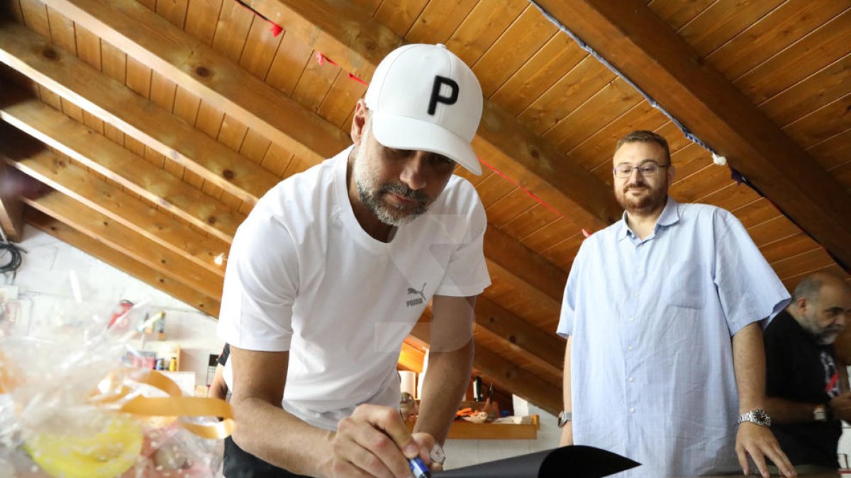 Lliçó magistral de Pep Guardiola al Campus que organitza a Rialp