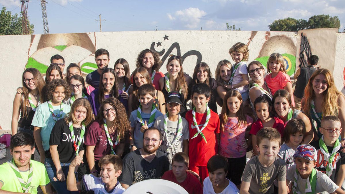 Els escoltes de Bellpuig estrenen local a l’antic escorxador