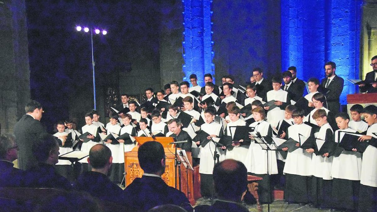 Concert inaugural a la Seu amb l’Escolania de Montserrat.