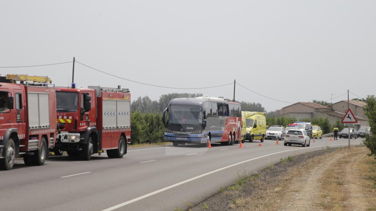 El xoc s'ha produït a la C-12 a Lleida.