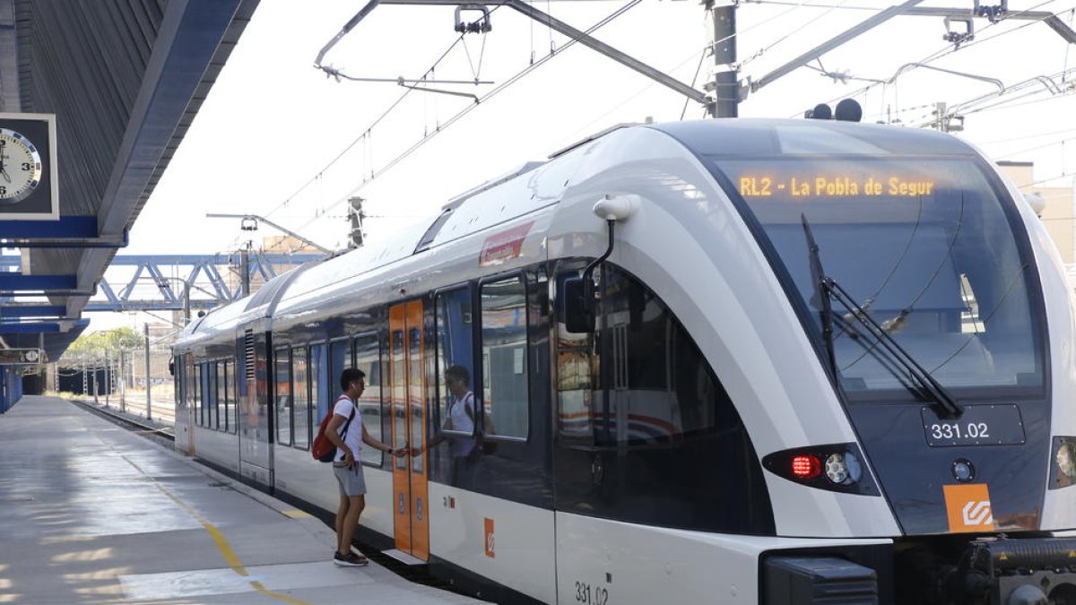 El tren de La Pobla registró entre agosto de 2017 y julio de 2018 más de 209.000 viajeros, la mayoría de Lleida a Balaguer.