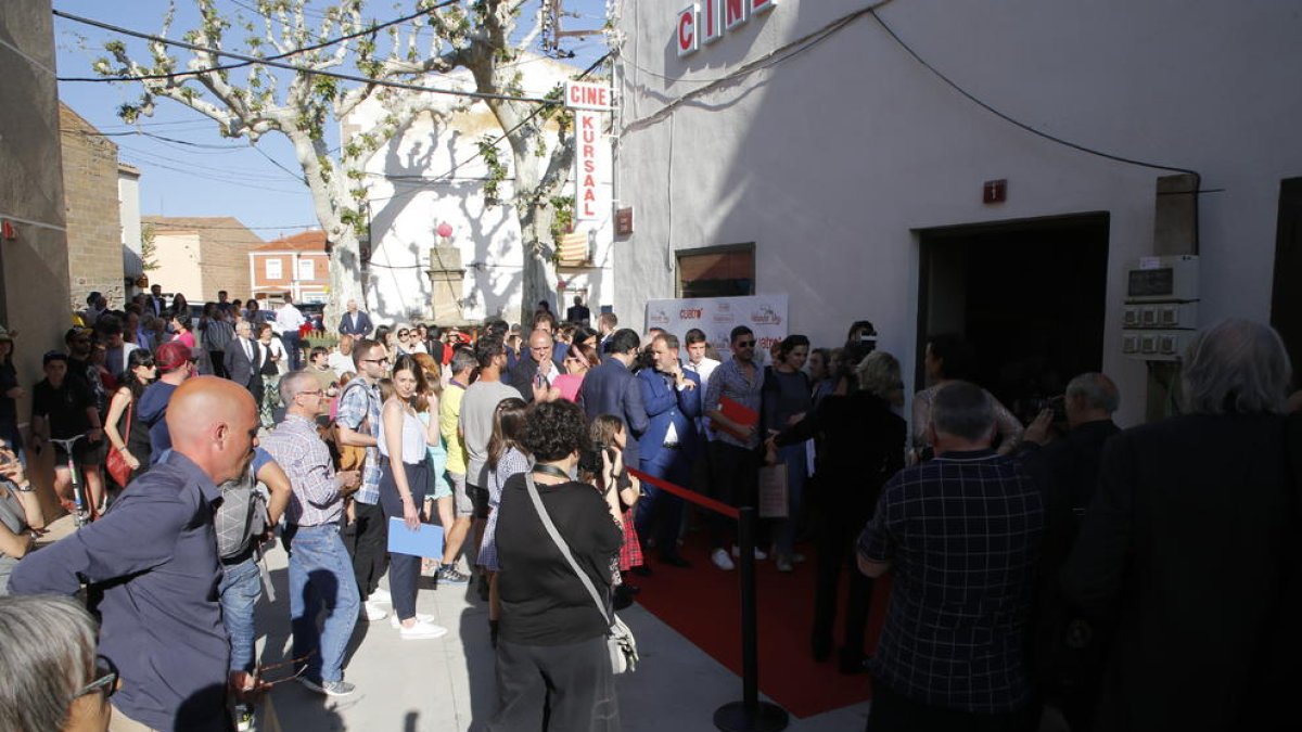 El cine de Penelles el dia de la inauguració, l’11 de maig passat.