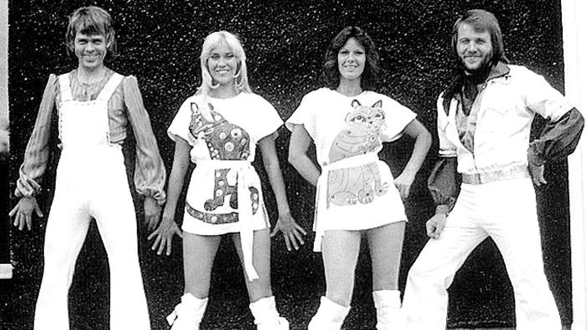 Imagen de Abba de finales de los años 70, en pleno éxito del grupo.